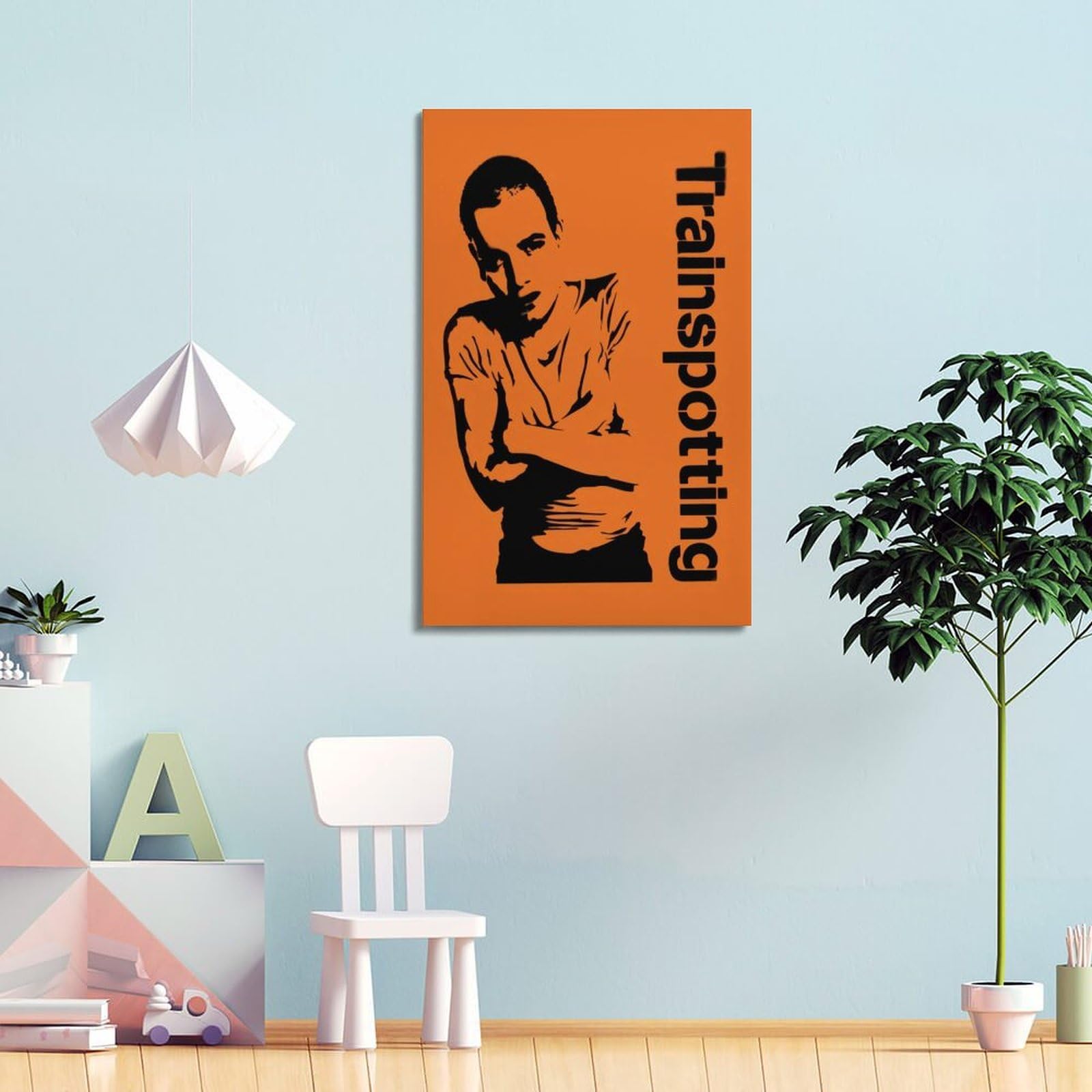 Trainspotting Poster Vintage Décoratif Esthétique Sur Toile Pour Salon