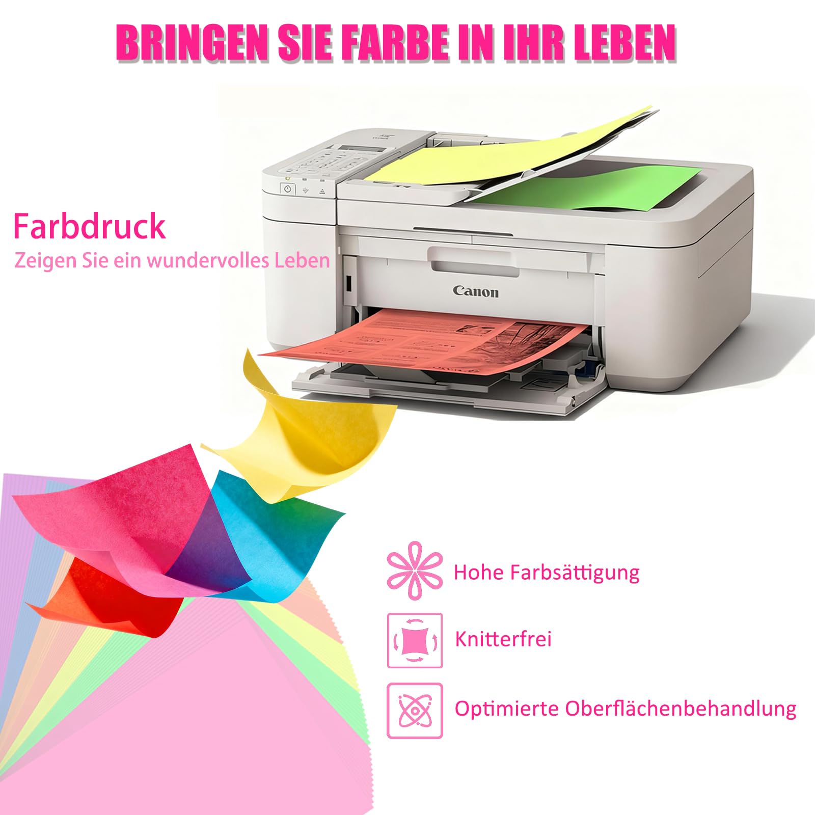 Bunt Karton Papier A3 (42 cm x 29,7 cm), 56 Blatt Neon Indexpapier, 250 g/m Schweres Kartonpapier, 7 Farben Buntes Papier für Schneiden, Schule,Bildung, DIY Handwerk, Kunstprojekte Farbiger, Origami