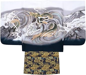 Amazon | 七五三 着物 男の子 五歳 13点フルセット 羽織袴セット 白