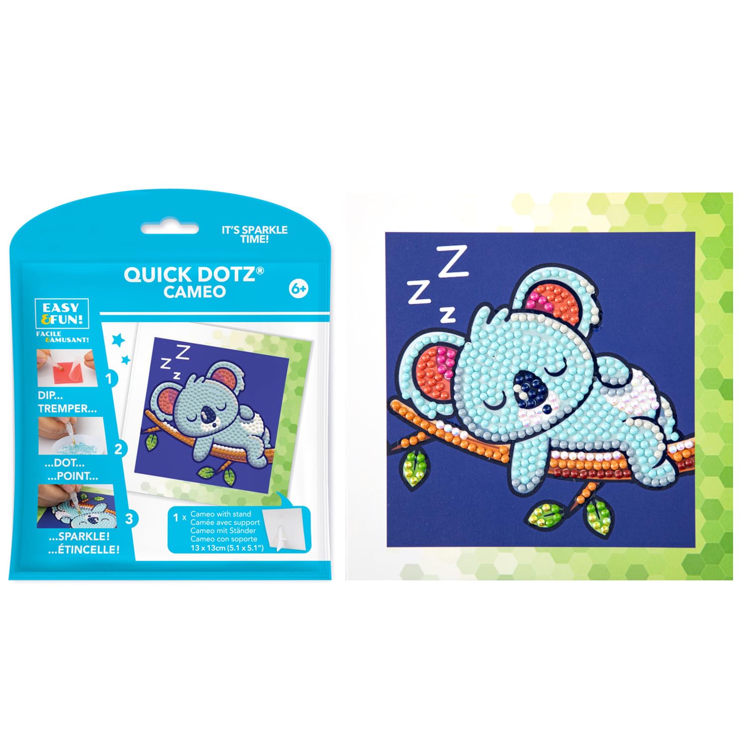 Diamond Dotz DOTZIES Koala Diamond Painting - 5.1" x 5.1"