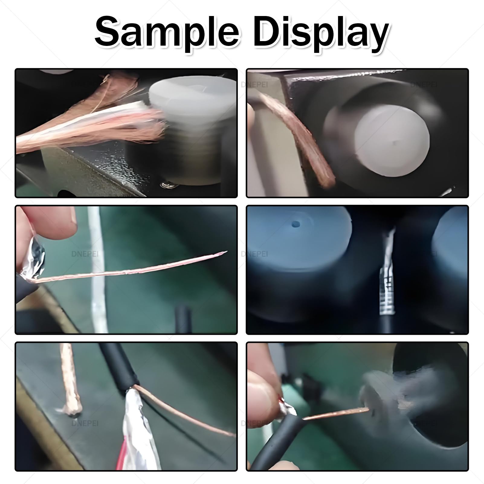 Macchina per intrecciare Cavi Automatica ad Alta velocità con 3 spazzole, Regolabile per Fili da 5-60 mm, spazzolatura Professionale della Treccia di schermatura, Torsione Pneumatic-110V