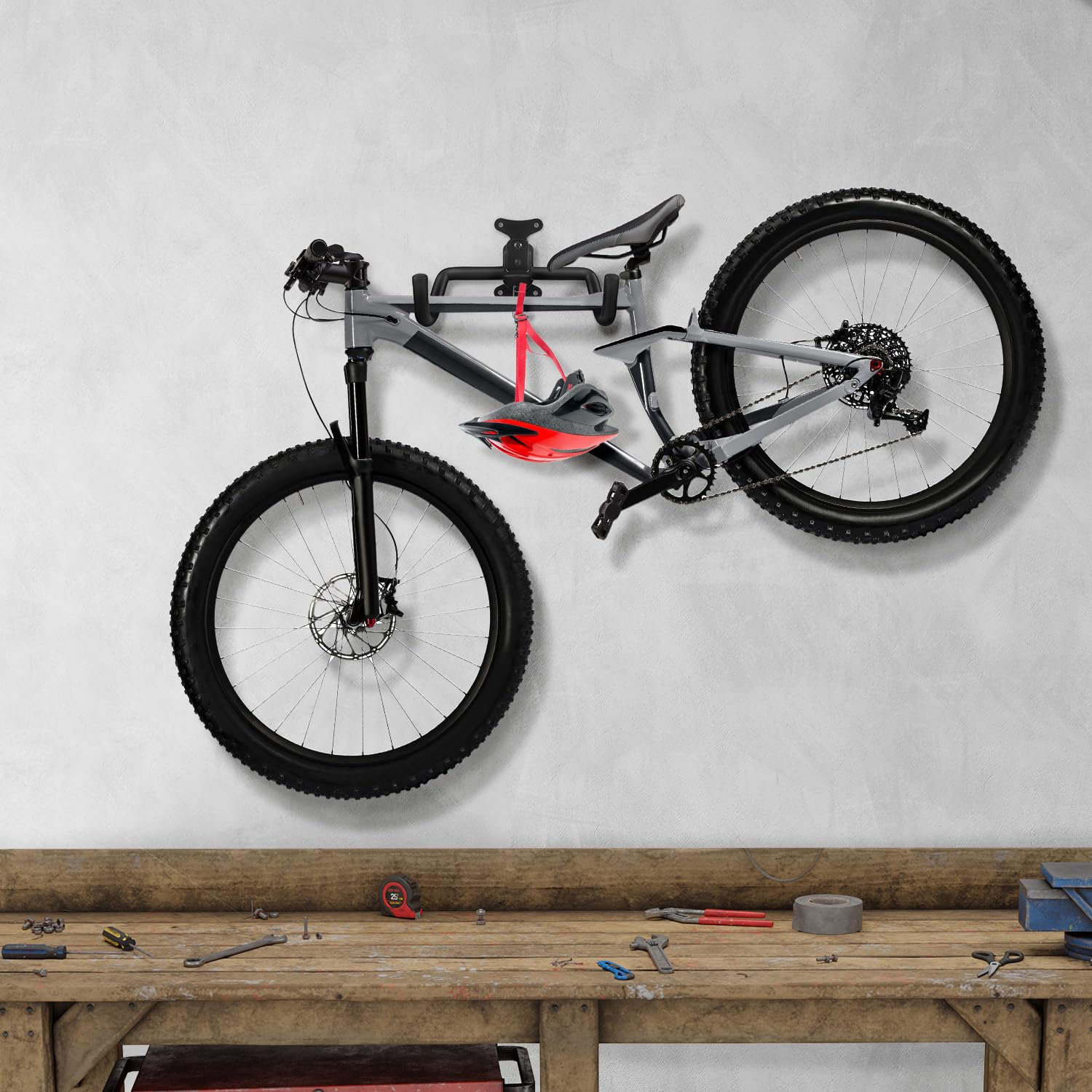 Soporte de pared para bicicletas Maclean, horizontal, acero, carga máx. 30 kg, MC-484