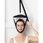 soulern Neck Stretcher Cervical Traction Device for Home Use - Over The Door Cervical Traction Device for Decompression Home Physical Therapy, Portable Neck Traction Device for Neck Pain (with Box)
