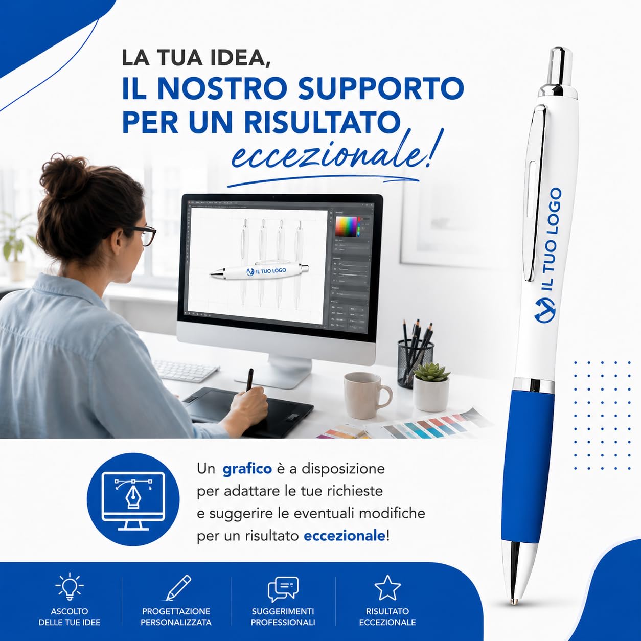 Penne Personalizzate Penna Personalizzata con Scritta Nome Logo Gadget Matrimonio Personalizzati da Personalizzare Juke Aziendali per Fiere 100 pezzi