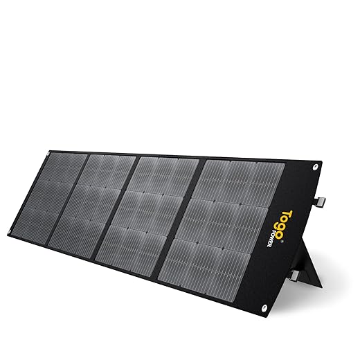 Togo Power 100W Portable Solar Panel for Jackery Explorer 240/300/500/ROCKPALS/Flashfish/Baldr Power Station, Foldable Solar Cell Solar Charger with USB Outputs for RV Laptop iPhone iPad
