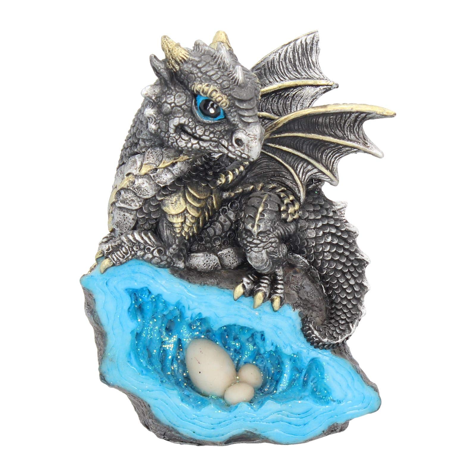 Nemesis Now Dragon Cobalt Custodian | Wise Skies - View #8