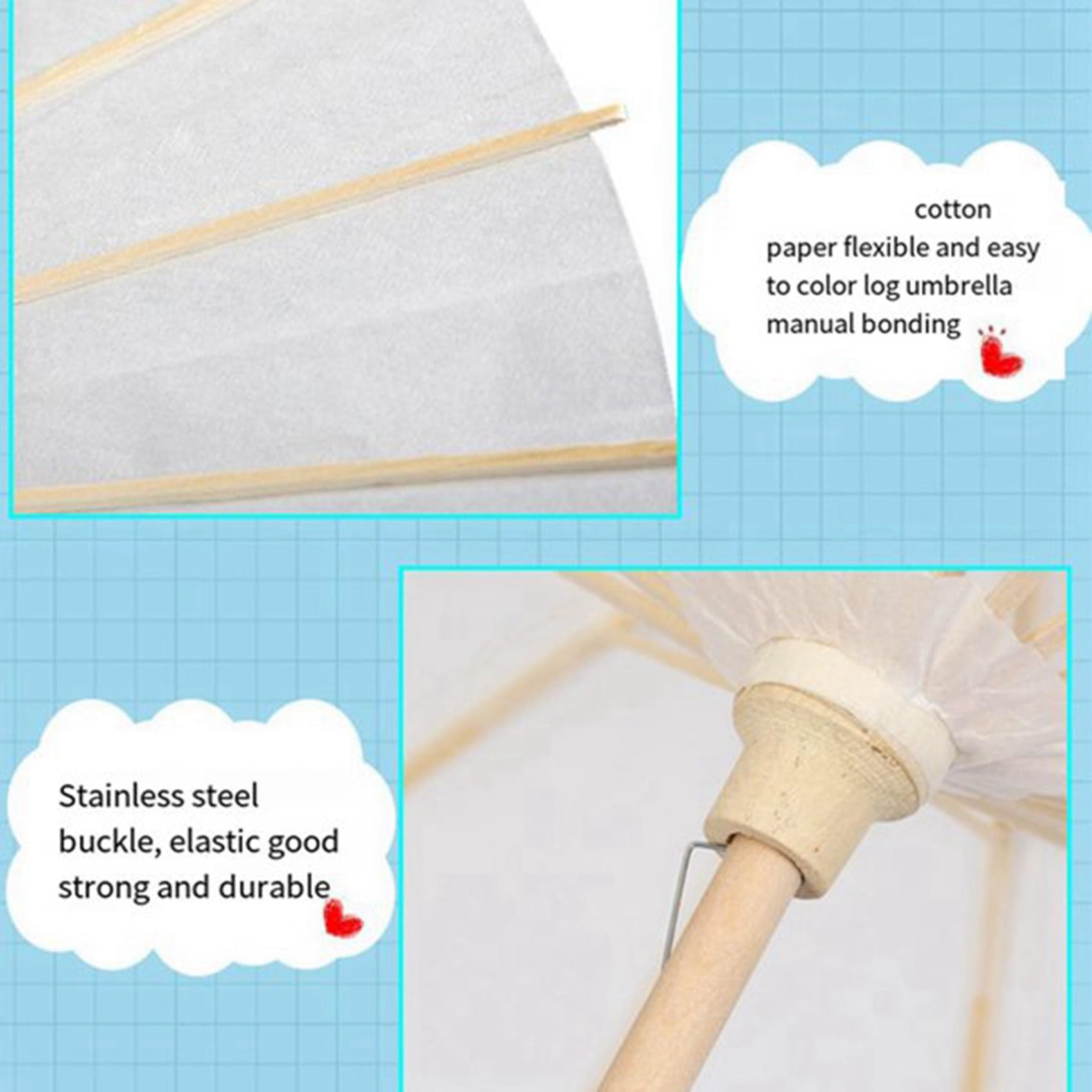 24 Stück Papier-Sonnenschirme für Hochzeiten, Party-Geschenke, 60 cm, Bambus-Schirme für Tischdekorationen bei Brautpartys, Foto-Requisiten