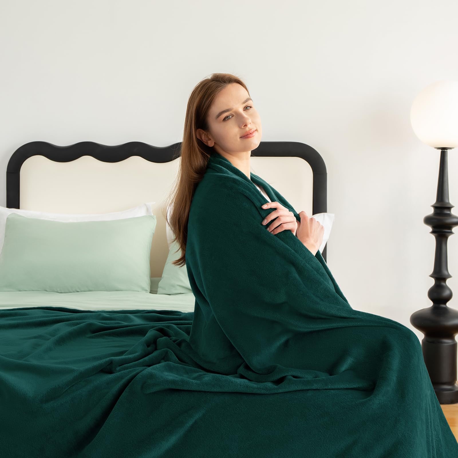 WAVVE Set van 2 flanellen fleecedekens, 260 g/m², 150 x 200 cm