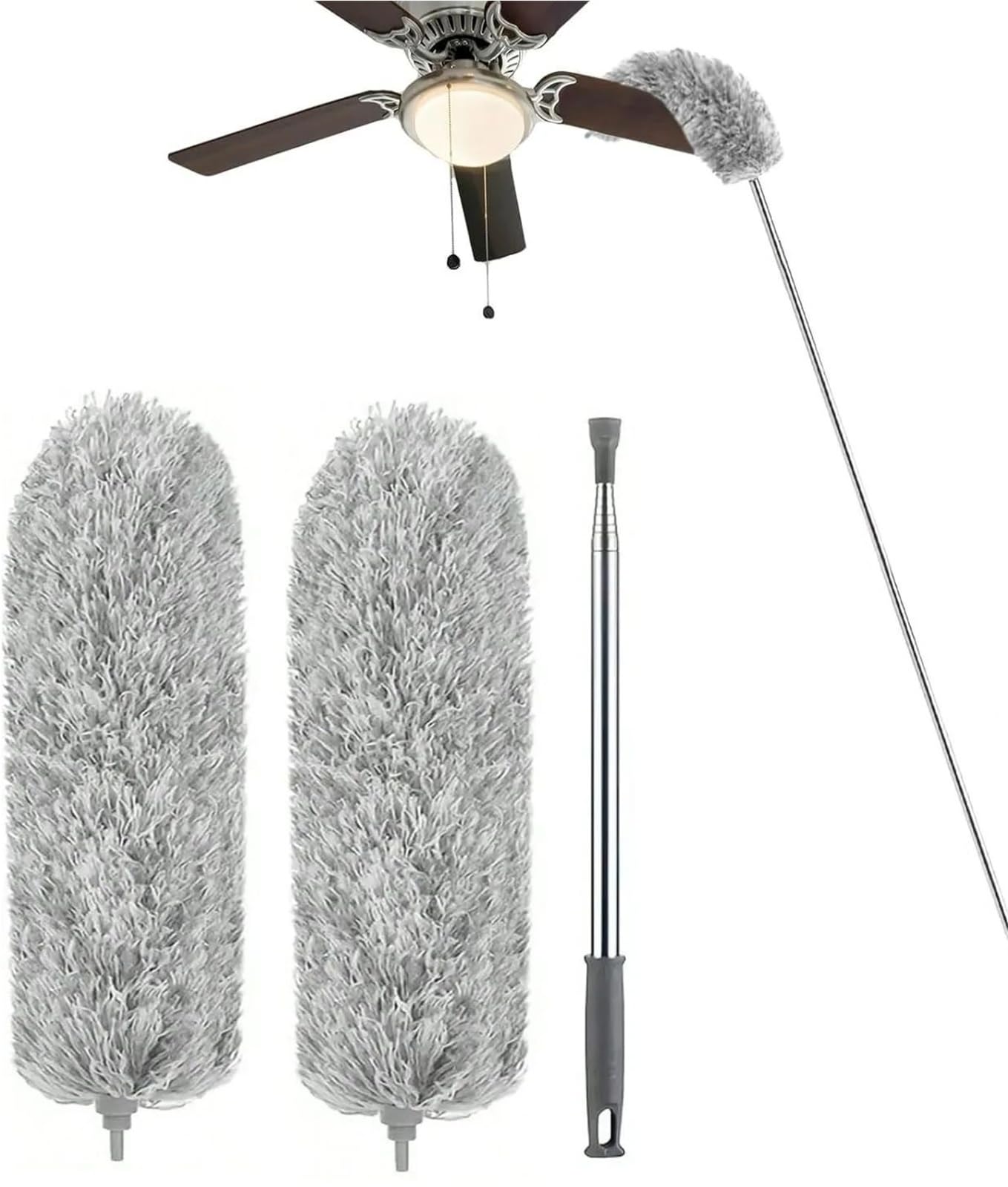 Extendable Dusters For Cleaning Feather Duster For Cleaning Extendable - For The Indoor 96.85 In Long With Extension Pole