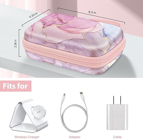 Miniatura 2 de Fintie Estuche de viaje para UCOMX Nano, Iseyyox, LISEN, RTOPS cargador inalámbrico 3 en 1, organizador de estación de carga plegable magnético,