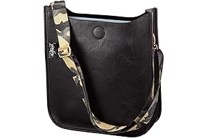 ah-dorned bags Women's Vegan Leather Crossbody Fashion Shoulder Bag with Adjustable Strap