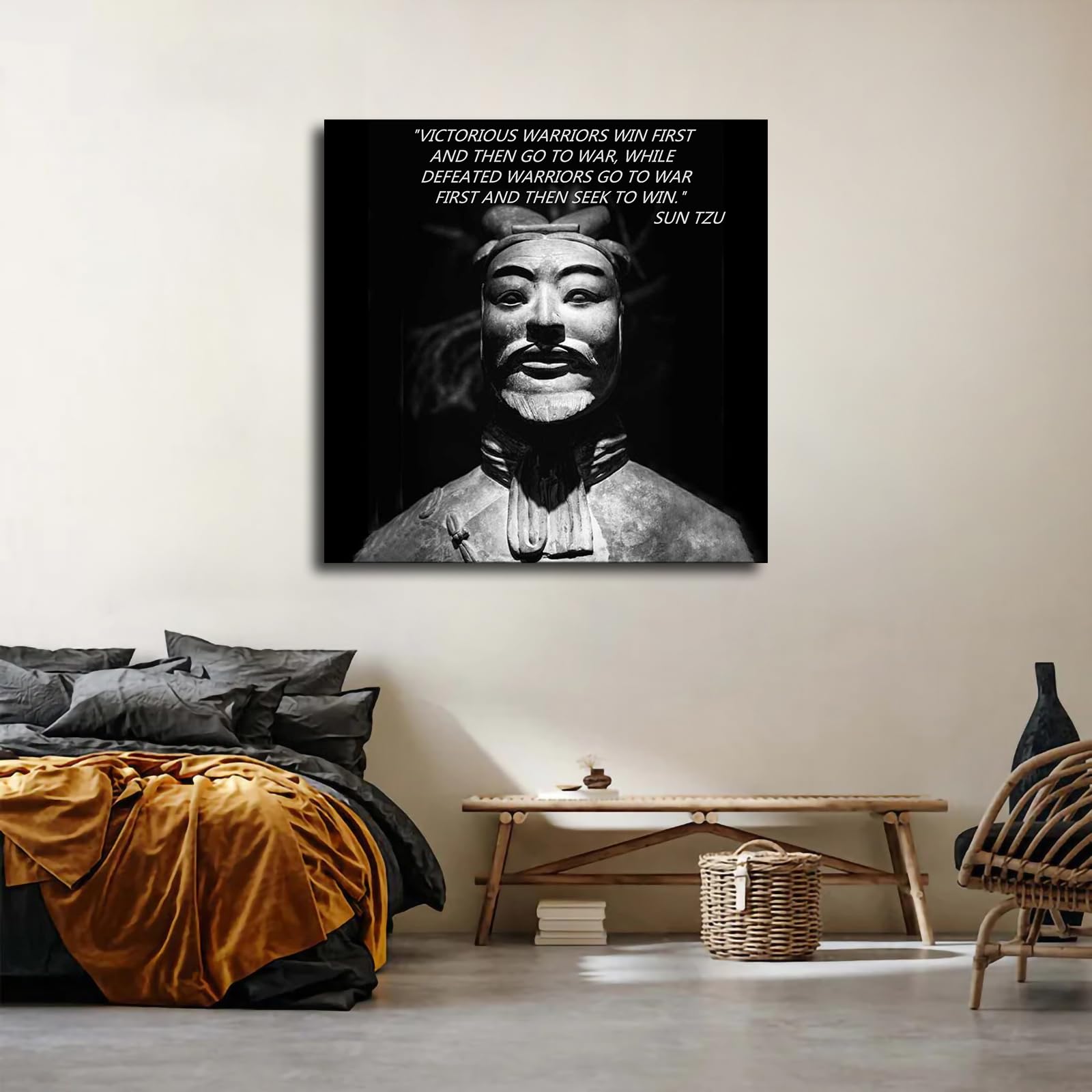 Amazon.com: Sun TZU Victorious Warrior Canvas Decorative Painting
