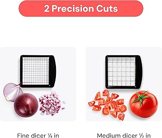 Fullstar The Original Pro Chopper - Vegetable Chopper and Spiralizer, Food Chopper with Container, Fruit Slicer, Kitchen Gadgets & Gifts, Home Essentials (2 in 1, White)