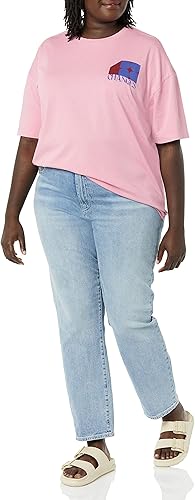 Miniatura 3 de Tienda Essentials Camiseta estampada de manga corta con cuello redondo para mujer (anteriormente Goodthreads)