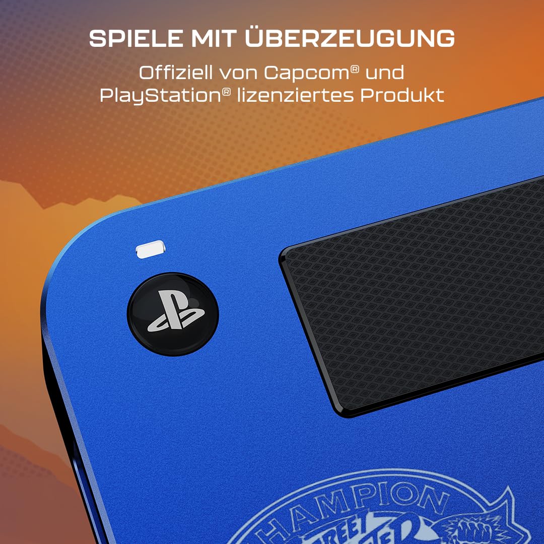Turtle Beach Victrix Pro KO Leverless Fight Stick: Street Fighter II PS5 | Street Fighter II Champion Edition, PlayStation, Windows PC, Turnier-Arcade-Controller, 16 Cherry-Switches, schlankes Design