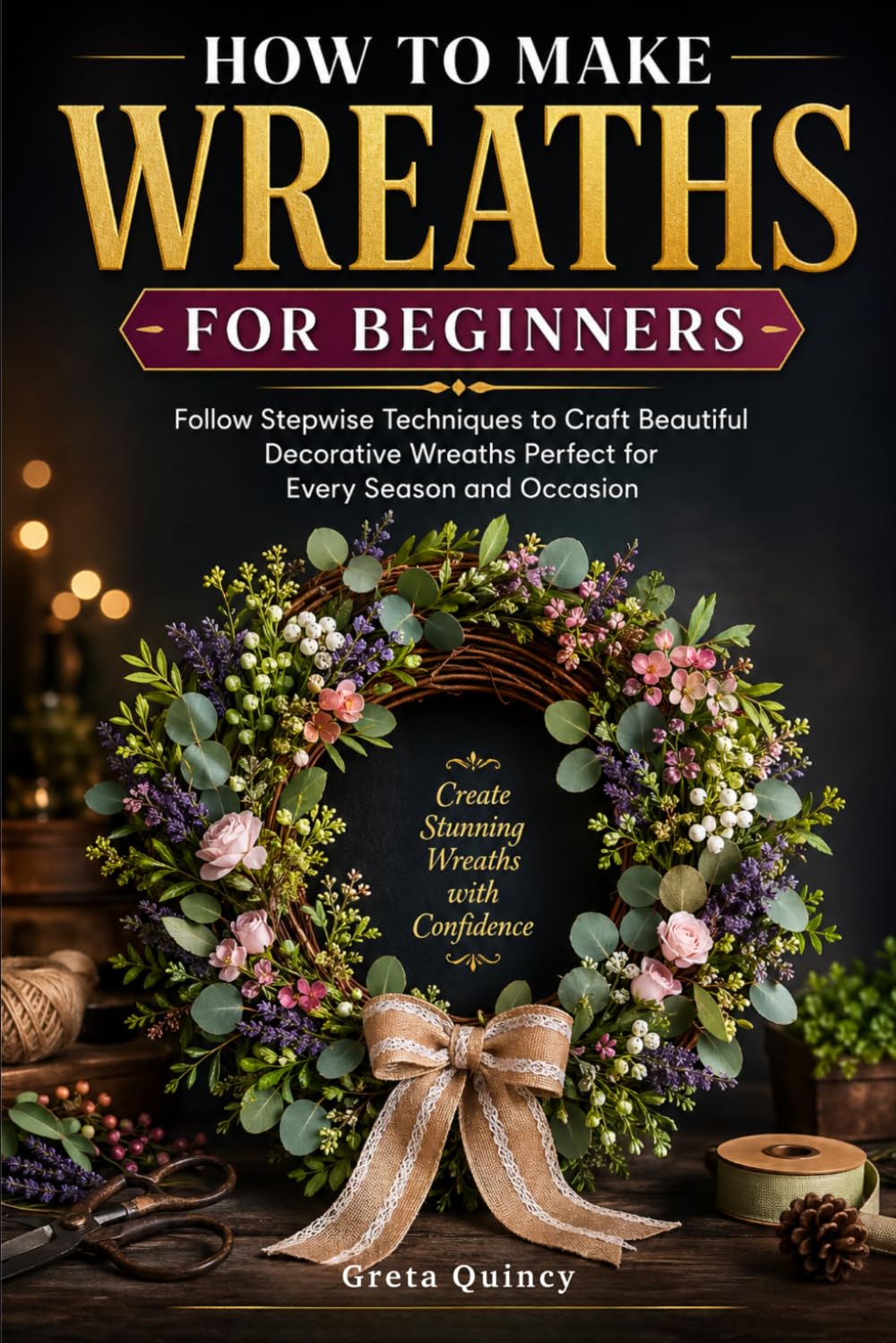 How To Make Wreaths For Beginners: Follow Stepwise Techniques to Craft Beautiful Decorative Wreaths Perfect for Every Season and Occasion