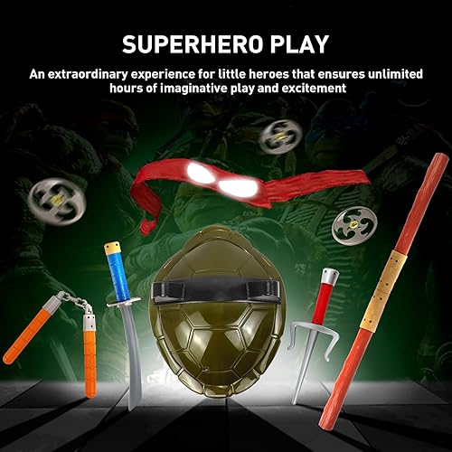 Miniatura 3 de rytopt Disfraz de concha de tortuga para niños, disfraz de concha de tortuga para niños y niñas, Navidad, carnaval, recuerdos de fiesta de