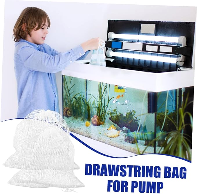 2 bolsas filtro para bomba de agua con cierre ajustable miniatura 6