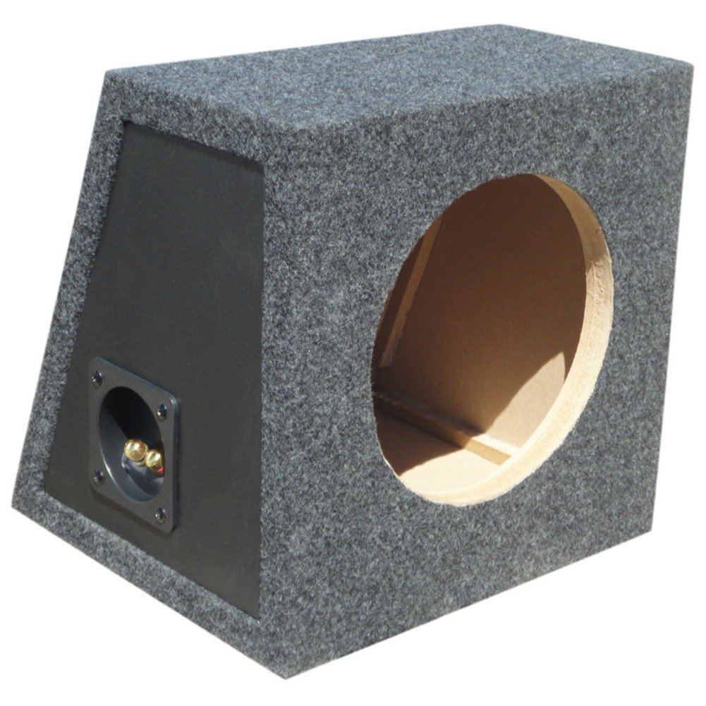 Box Caja VACÍA por Sub SUBWOOFER DE 20,00 CM 200 MM 8" DE Forma Trapezoidal DE 8 litros EN SUSPENSIÓN PNEUMÁTICA (Caja SELLADA)