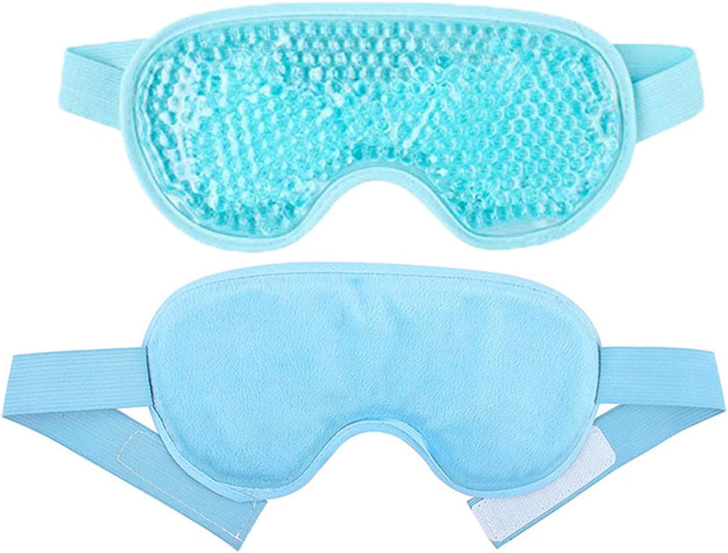 Sleeping Weighted Eye Mask for Woman Man Reusable Gel Beads Ice Pack