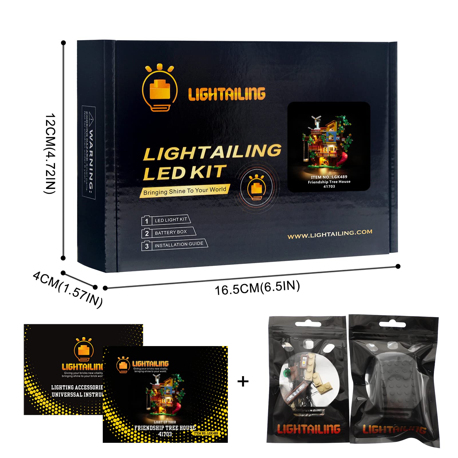 LIGHTAILING Kit di Illuinazione a Led per 76419 Castello e parco di