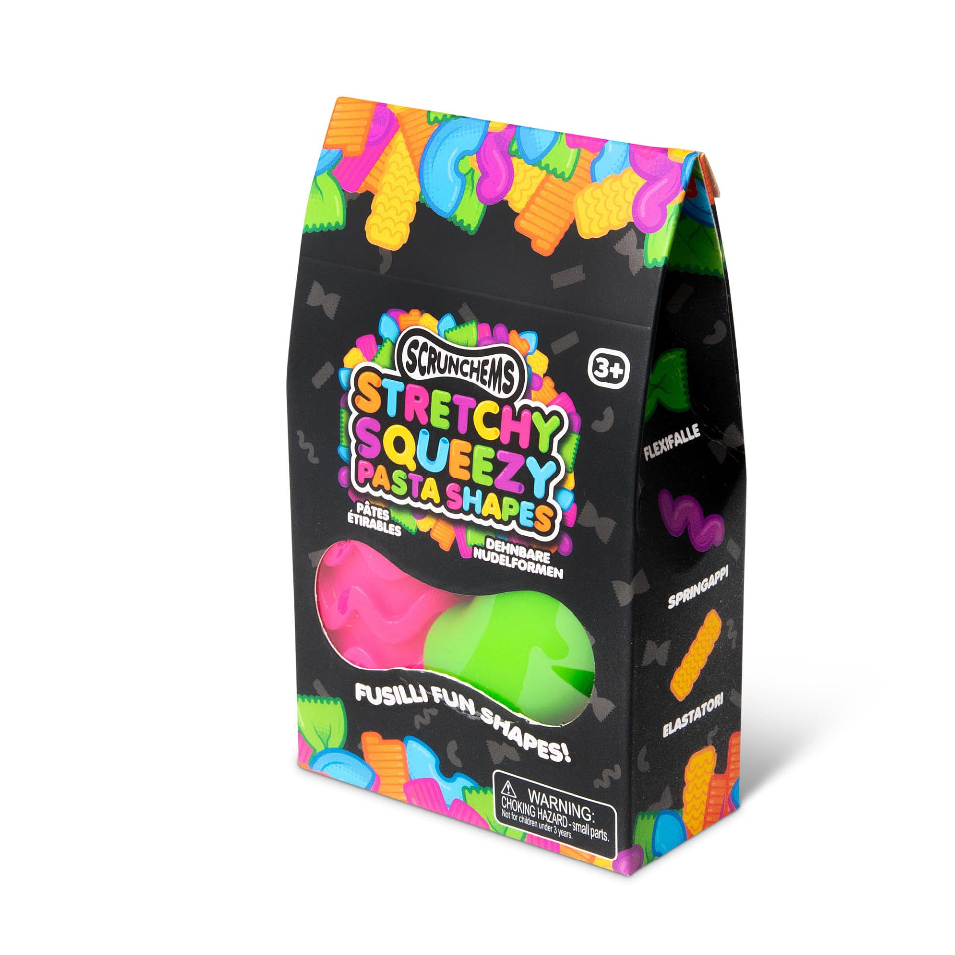 SCRUNCHEMS STRETCHY SQUEEZY PASTA SHAPES