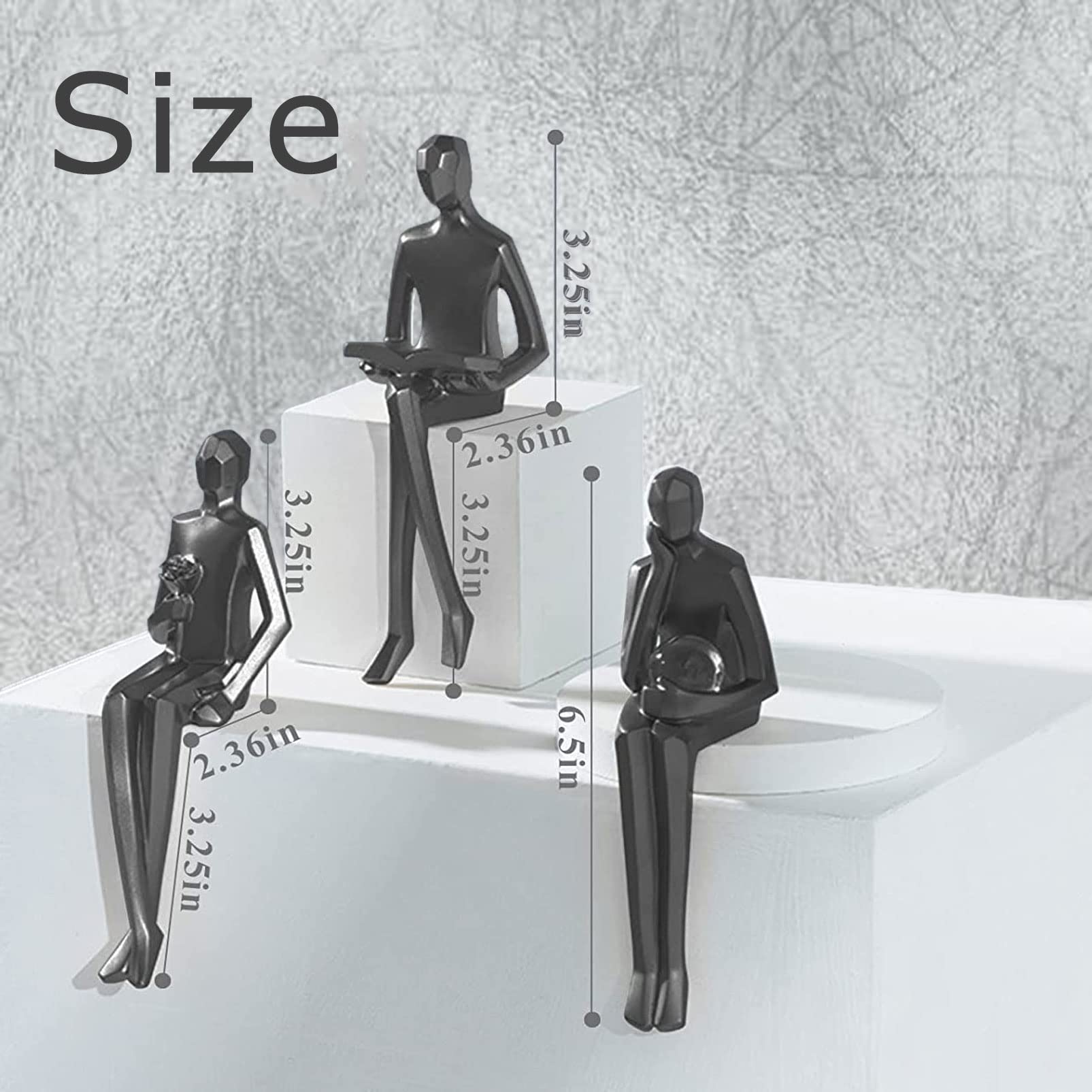Winshall Denker standbeelden en sculpturen, zandsteen hars