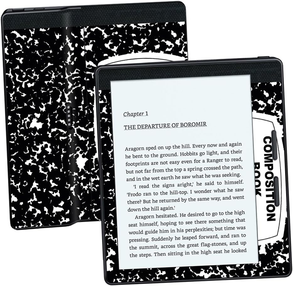 MightySkins Skin Compatible with Amazon Kindle Oasis 6" (8th Gen) - Composition Book | Protective, Durable, and Unique Vinyl Decal wrap Cover | Easy to Apply, Remove | Made in The USA