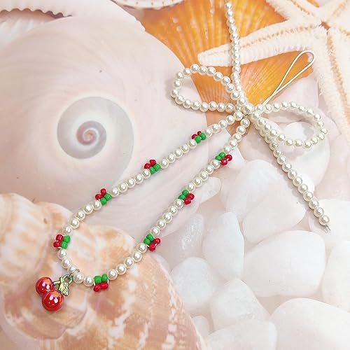 Miniatura 2 de Dijes para teléfono, bonita correa de muñeca para teléfono celular, correa de muñeca para bolsa, Airpods, cámara, colgantes, decoración