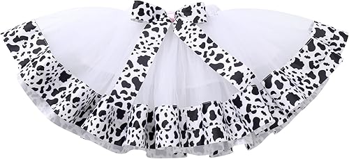 Miniatura 4 de ODASDO Mameluco con tutú para bebé niña y niña, con temática de vaca, 1, 2, 3 cumpleaños, fiesta, pastel, para niños pequeños