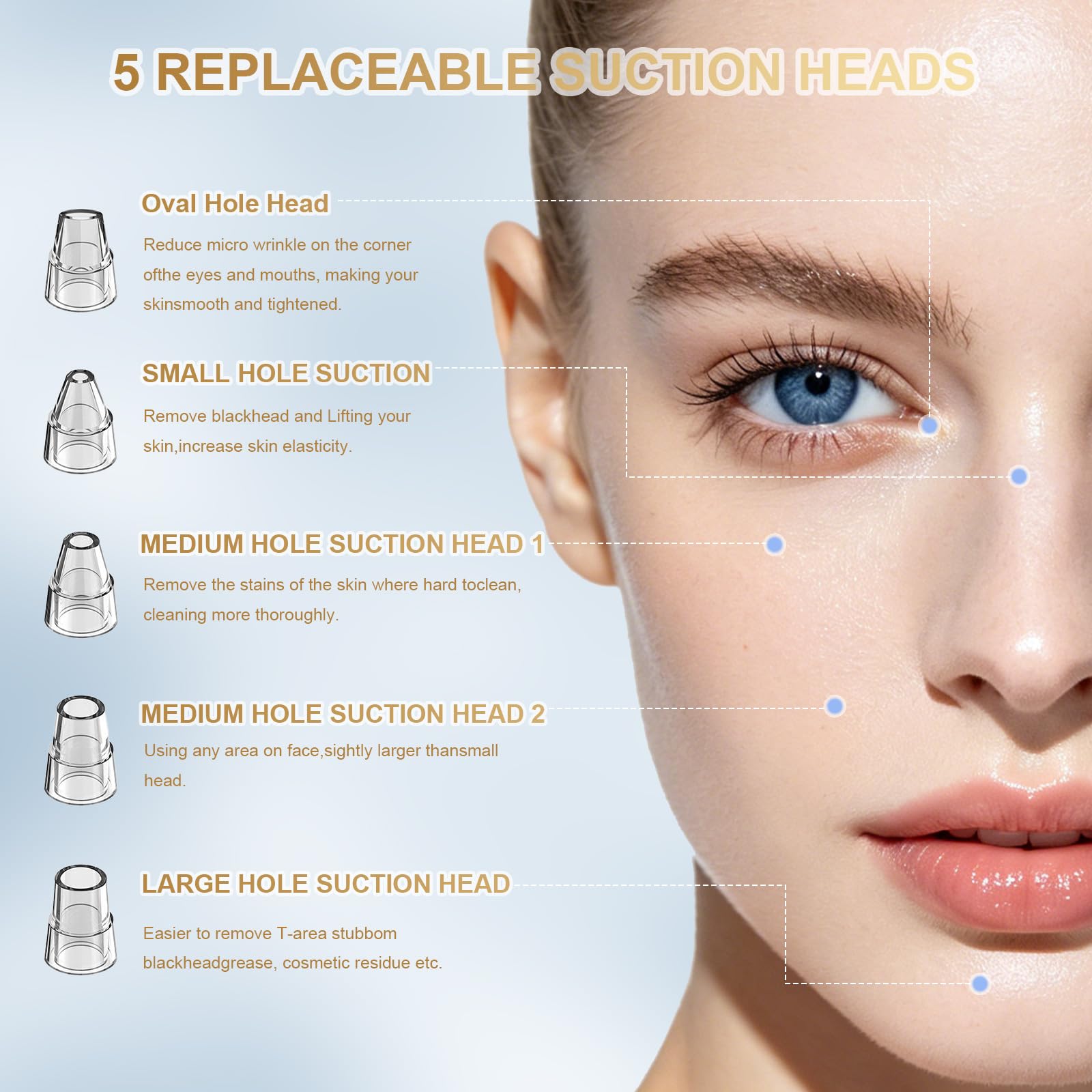 Aooeou Blackhead Remover Tool detail view 3