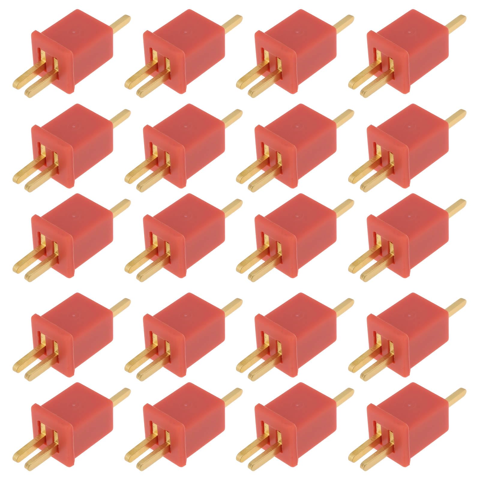 EMSea 20pcs 15 A T Mini Dean Plug Socket for Remote Control Cars Remote Control Boats 16.5 * 6 * 5.5mm