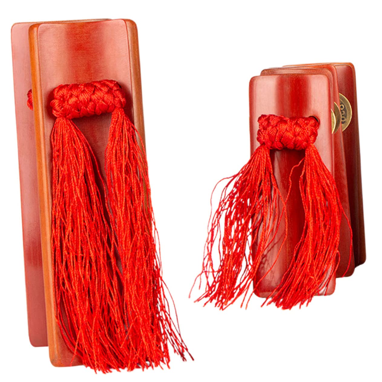 Badajo, instrumento de percusión, Badajo de mano Allegro s de bambú viejo for adultos Castañuelas for adultos Platos de bambú for 3 pares Generador de ruido Allegro tradicional China Kuaiban Bam