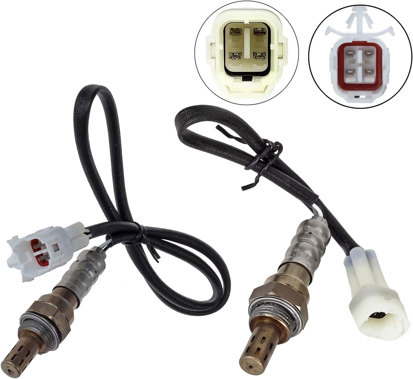 2Pcs Upstream Downstream O2 Oxygen Sensor Replacement for 2001 2002 2003 Chevy Tracker Suzuki Vitara L4-2.0L Air Fuel Ratio 02 Sensor 234-4731 234-4222