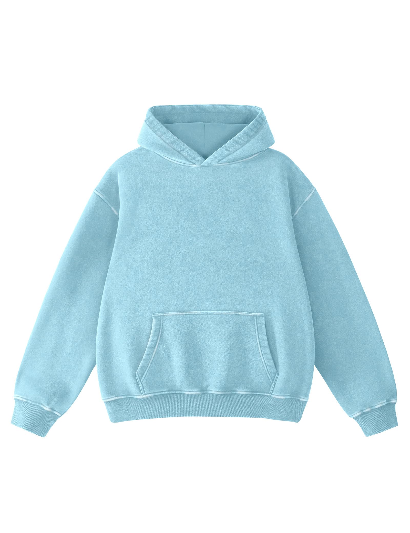 Hatant Oversized Hoodie Sweatshirts for Men Couples Heavyweight Hoodies Pullover Vintage Mens Acid Wash Sweaters Clothes 2026