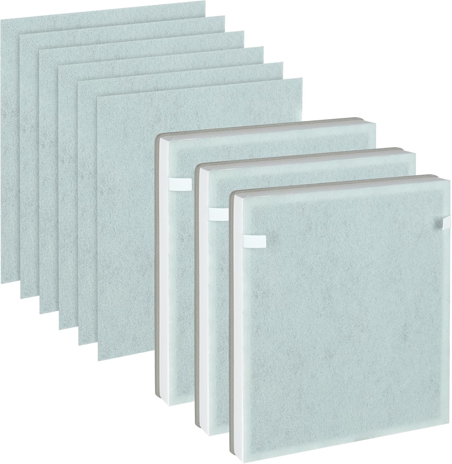 2-Pack H7123101 / H211 / H211S Replacement Filter Compatible with Govee Purifier H7123 and Homvana Purifier H211/H211S