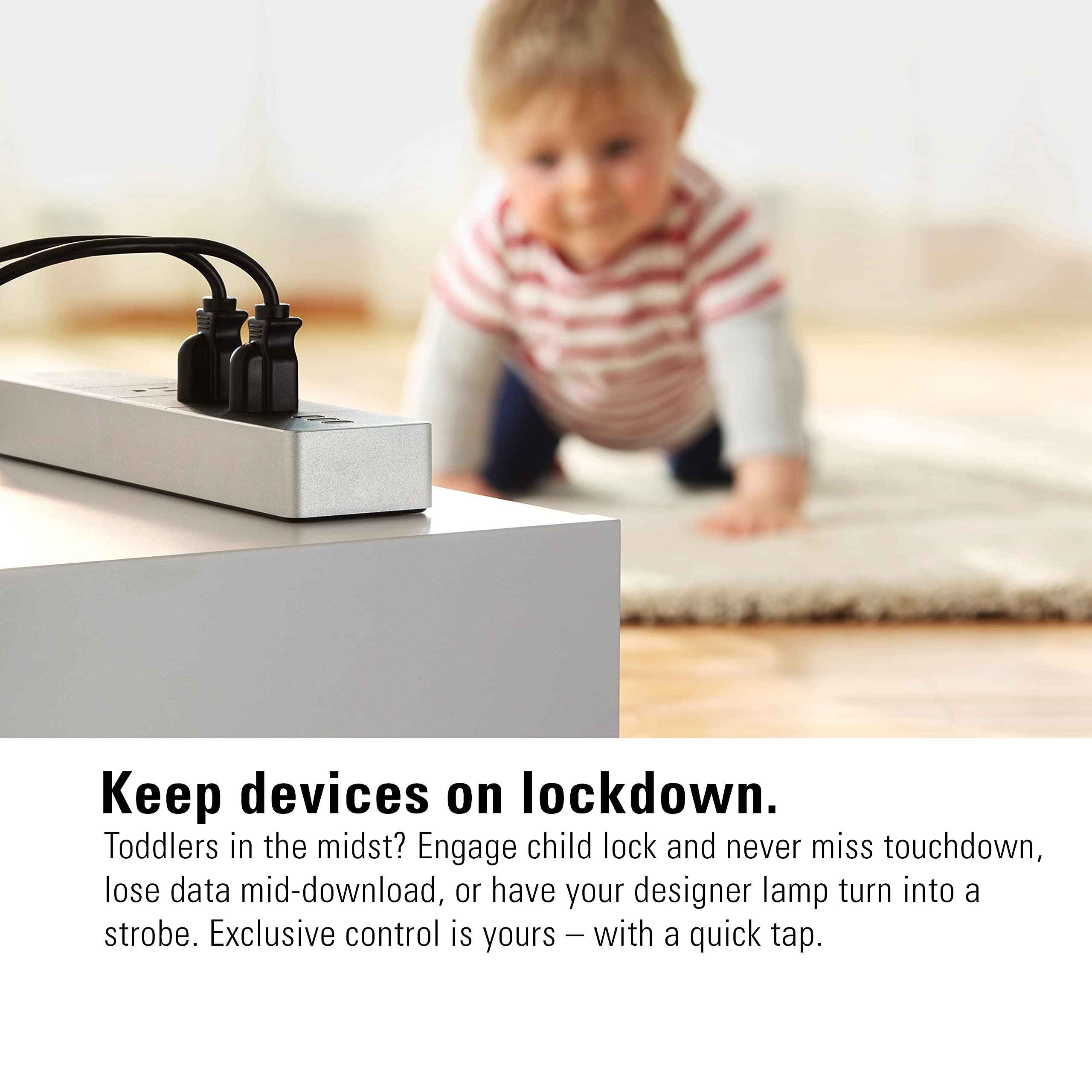 Eve Energy Strip Apple HomeKit Smart Home Triple Outlet & Power Meter