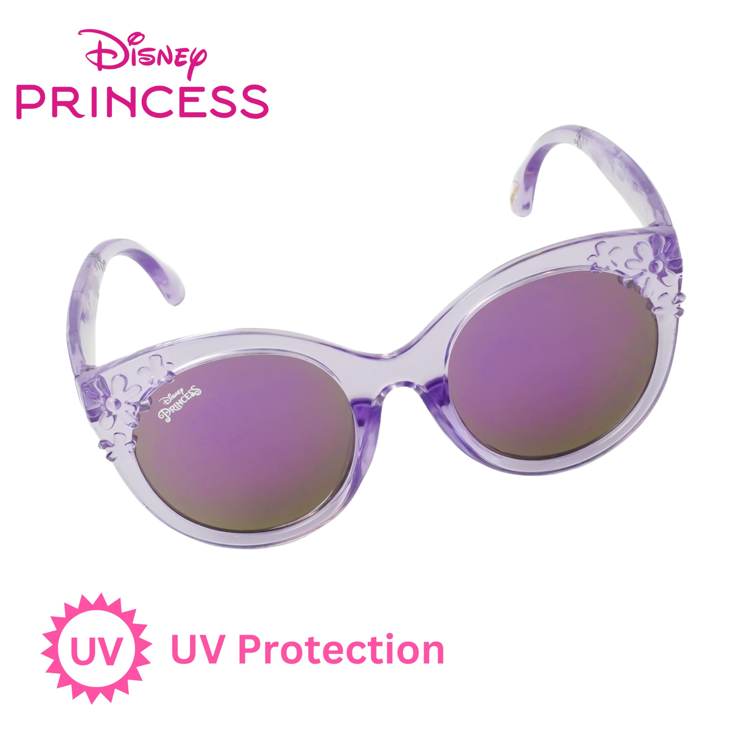 Condition photo showing New/Like New for Disney Princess Girls Sunglasses | UV 400 | One Size Fits Most Kids