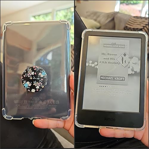 Miniatura 8 de Funda transparente para Kindle de 6 pulgadas, versión 2022 y 2024 de 11 generación 2022 y 2024, cubierta trasera de TPU, ligera, delgada, suave,