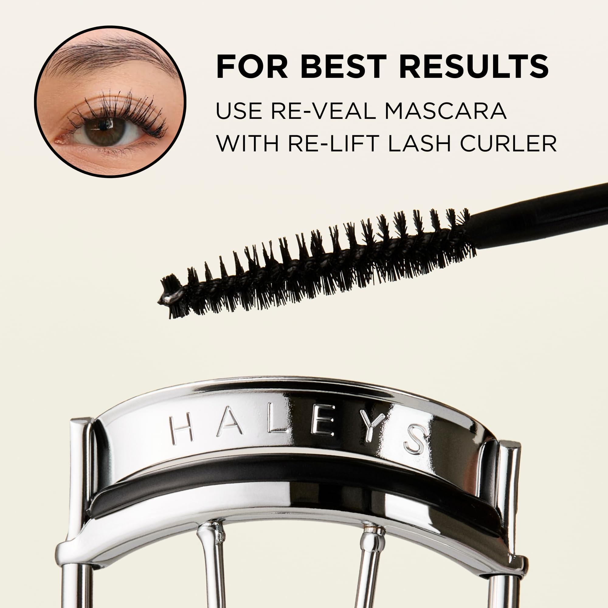 Haleys Re-veal Lash Extension Mascara, Lengthening Black Mascara