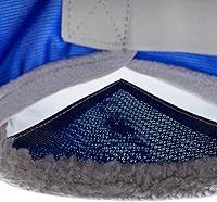 Vista 53 de Harrison Howard Máscara de mosca de caballo luminosa profesional estándar con orejas, protección UV, para caballos, azul y plateado, mazorca mediana