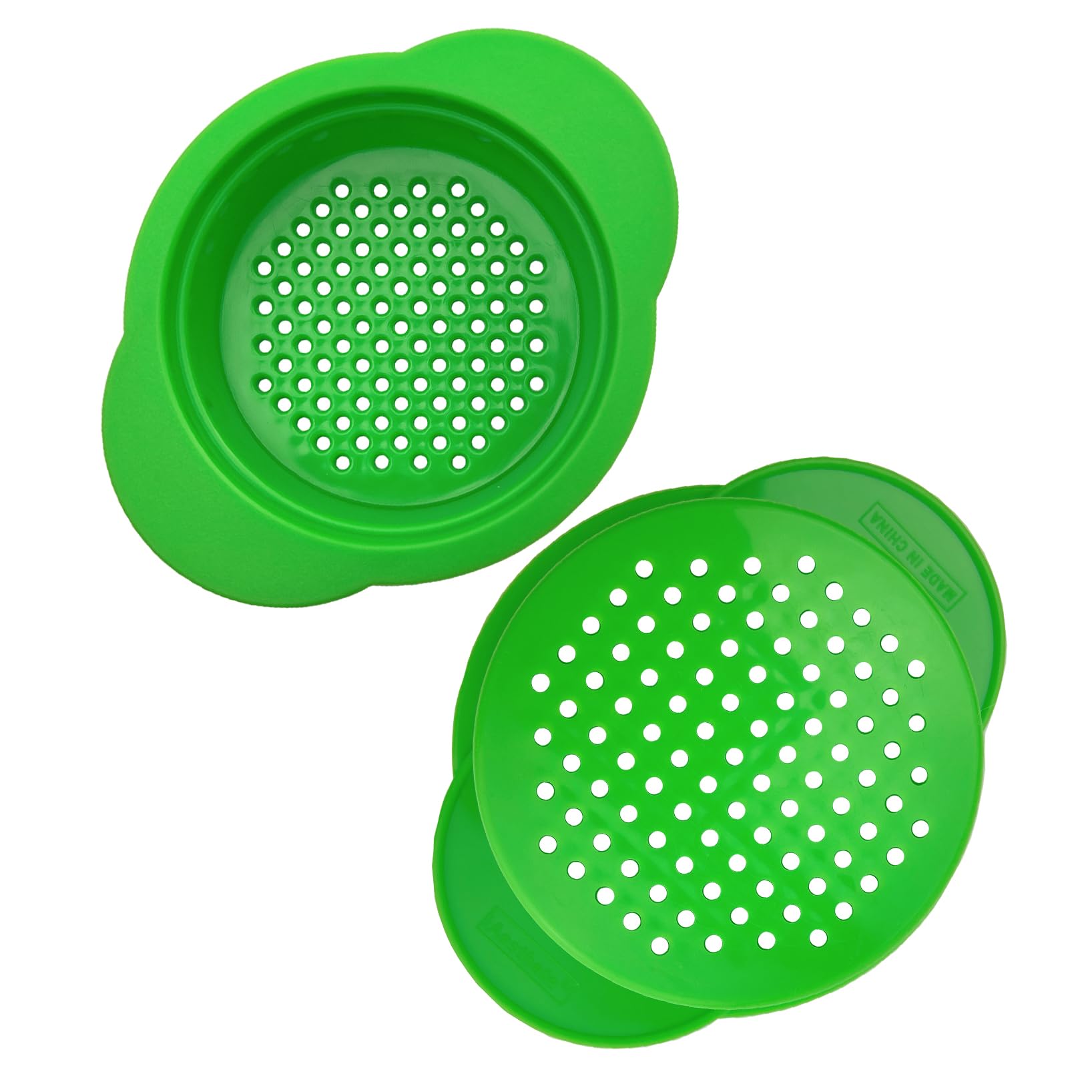 2 Pack - Can, Tuna, Colander Strainer, Food Grade Plastic, BPA-Free, Unibody Design, Dishwasher Safe, Fits Standard Size Cans