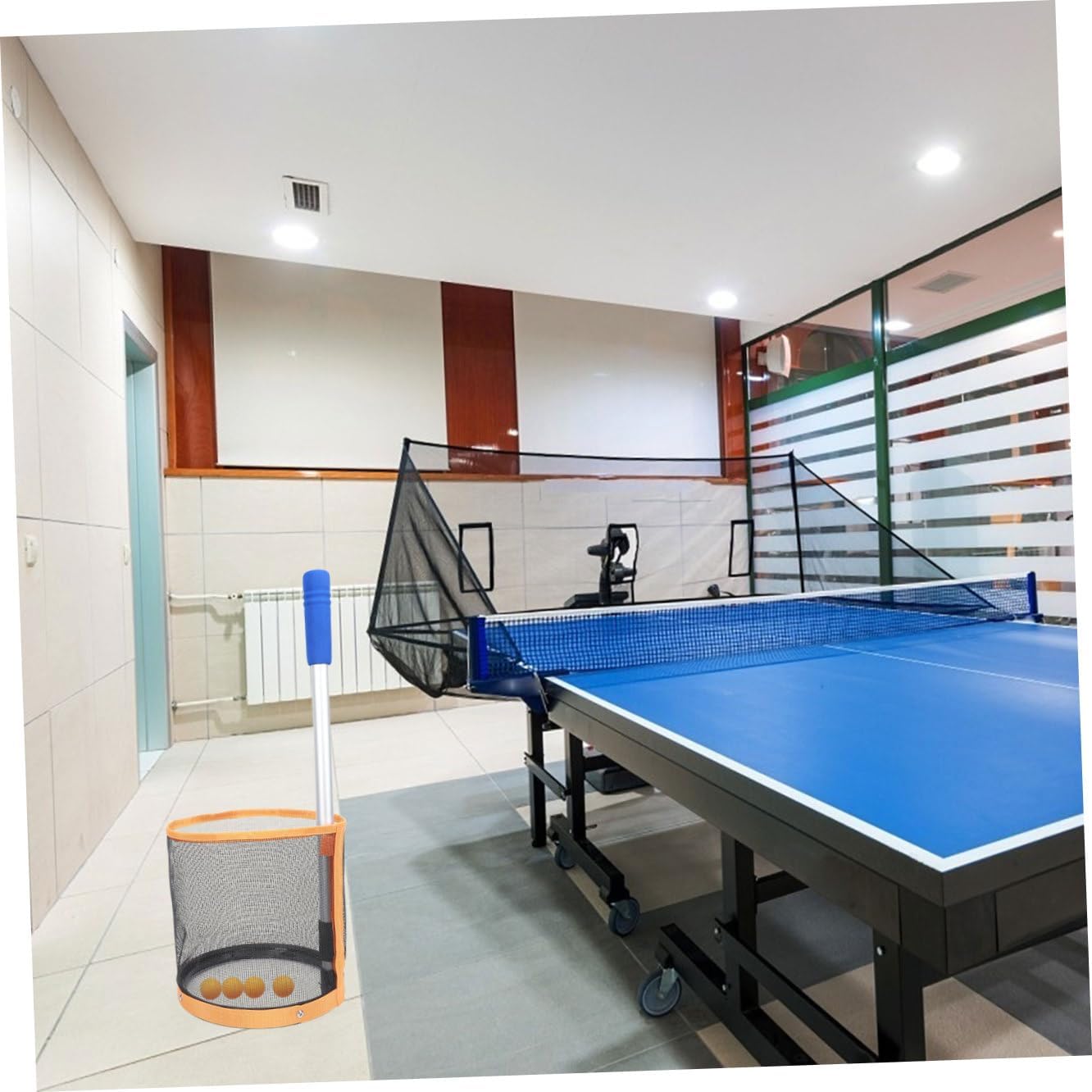 Toyvian Lightweight Telescopic Table Tennis Ball Picker Net Portable Pingpong Ball Retriever Efficient Collector for Easy Pickup and Storage