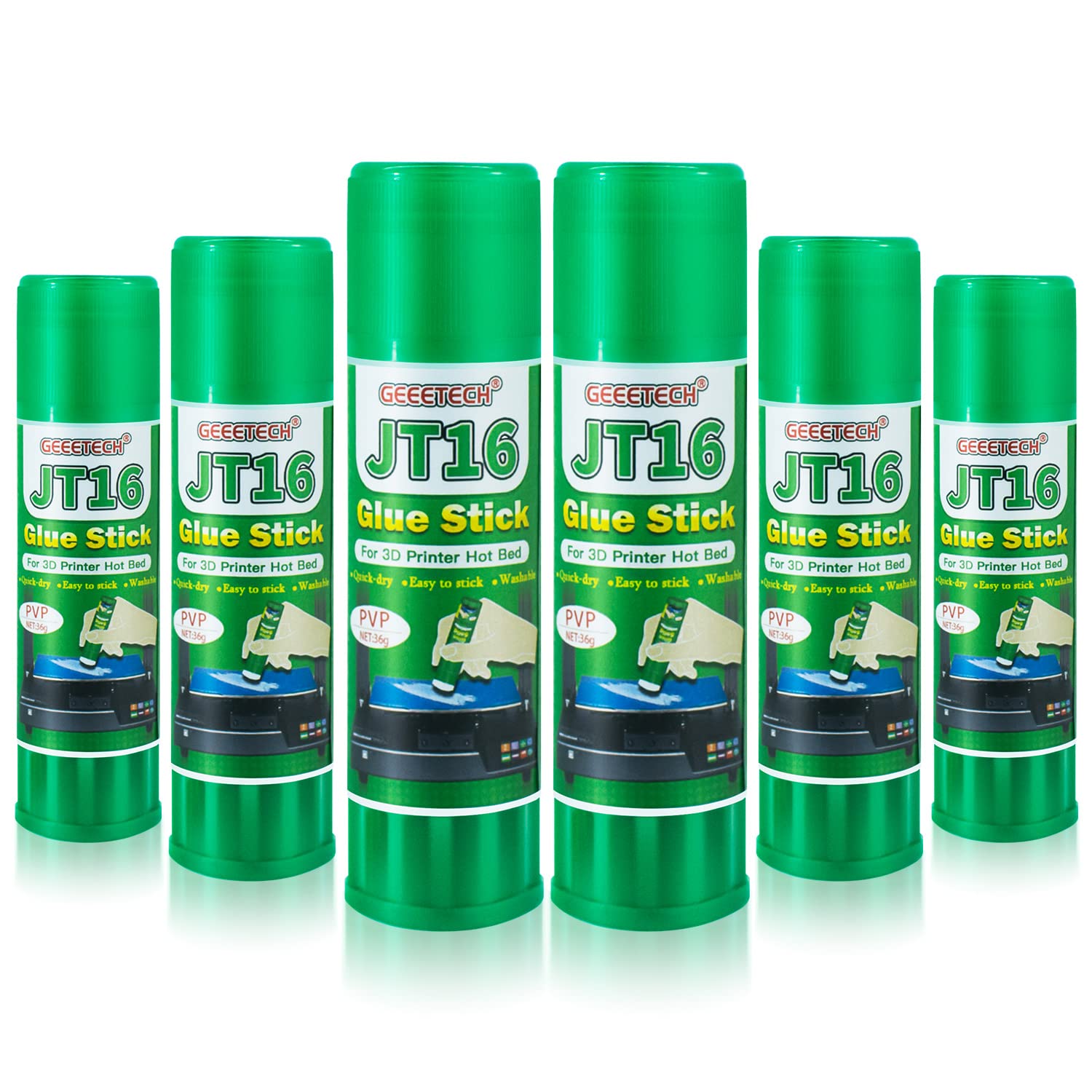 Geeetech Solid Glue Stick, Quick Drying Glue Stick, Quick Drying Glue