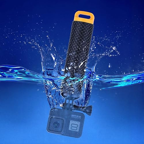Miniatura 7 de SOONSUN Empuñadura flotante impermeable para GoPro Hero 13, 12, 11, 10, 9, 8, 7, 6, 5, 4, 3, 2, Session, Fusion, Max, AKASO, SJCAM, DJI Osmo Handler