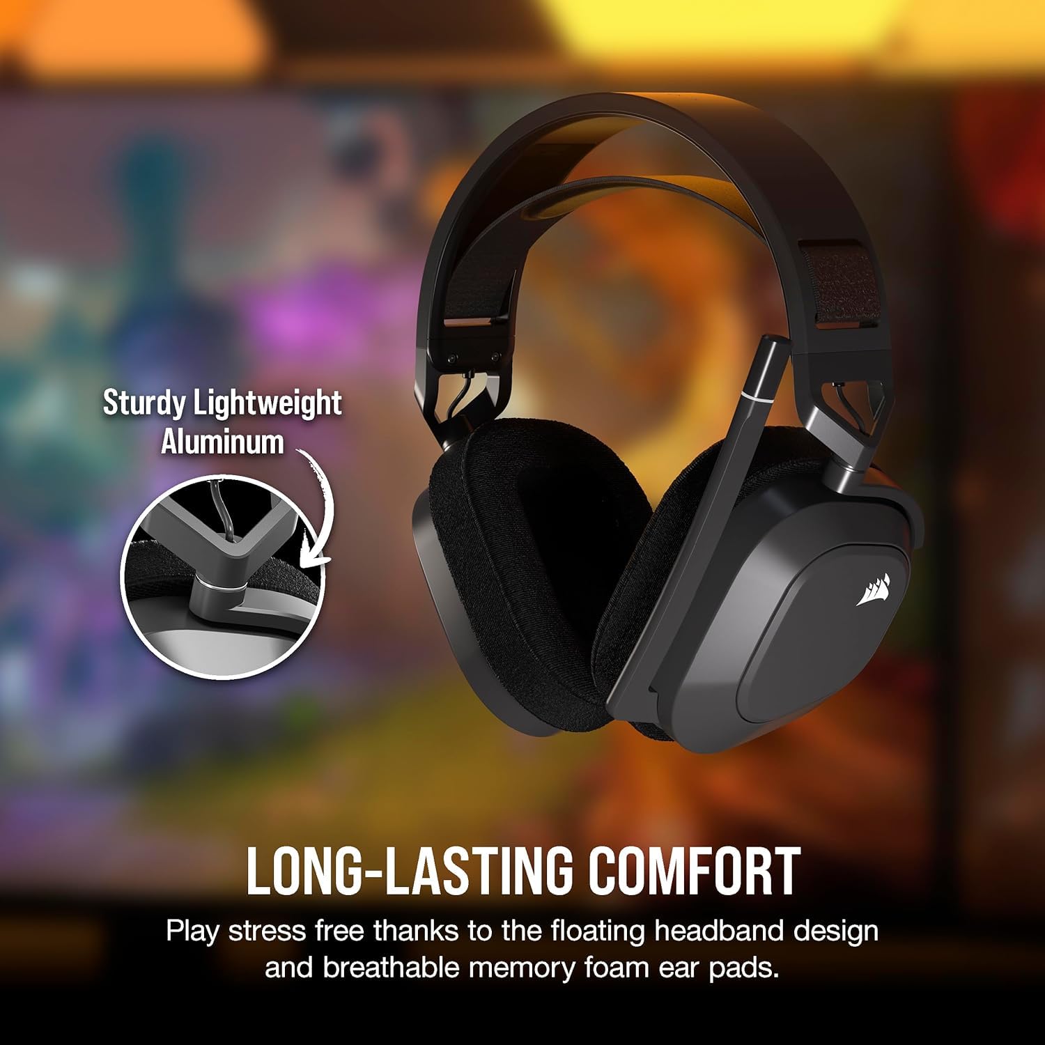 Amazon.com: Corsair HS80 MAX - Premium Wireless Bluetooth Gaming