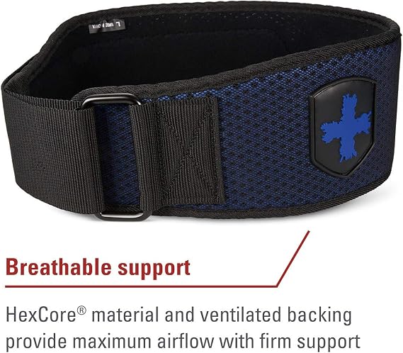 Harbinger Weightlifting Belt - Red, 4.5 Inch, Small