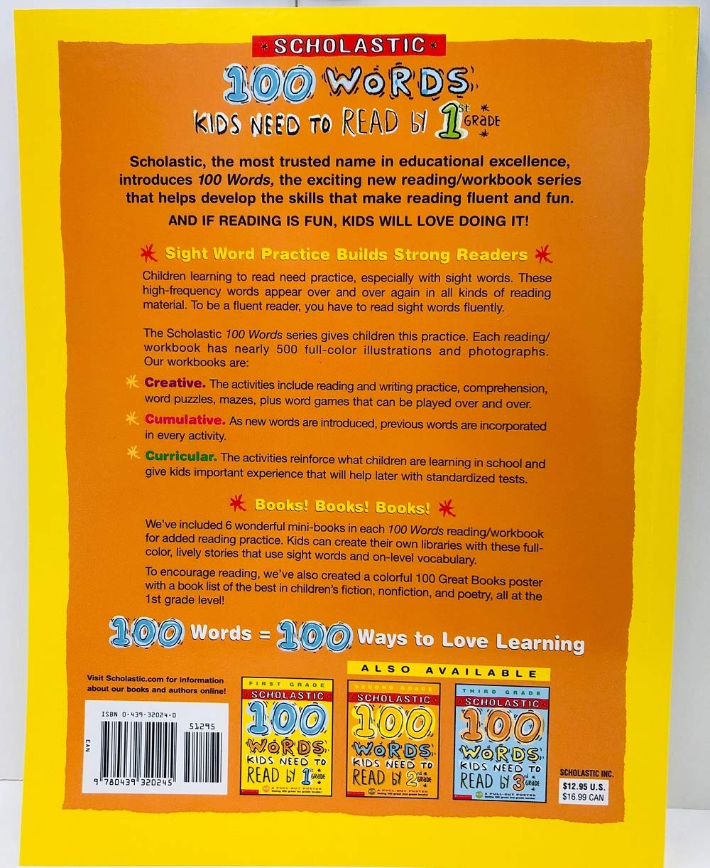 100 Words Kids Need to Read by 2nd Grade Workbook - Image 3