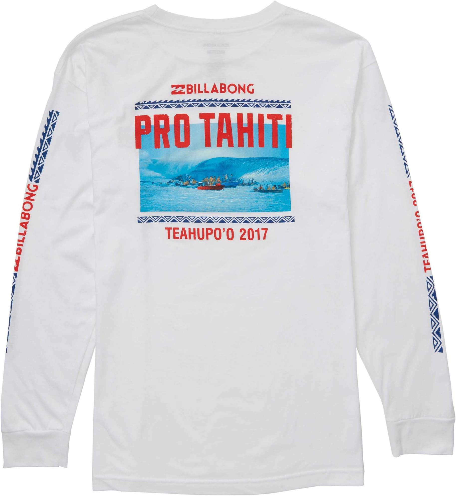 Billabong Men's Billabong Pro Tahiti 2017 Long Sleeve T-Shirt White