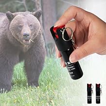 Bear Repellent Spray, Small, Lightweight, Approx. 20 Seconds Continuous Spraying, Approx. 6.6 ft 2 m, For Self-Defense, Security Measurement, Mountain Climbing, Camping, Commuting